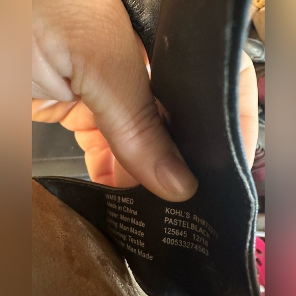 Croft & Barrow Women’s Black Sandals Size 9M - Picture 10 of 12